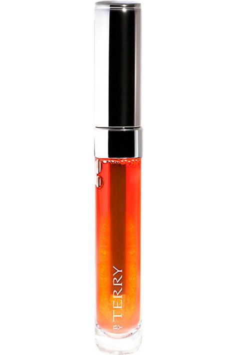 Sunset Orange- HarpersBAZAAR.com Orange Lip Gloss, Terry Makeup, Sheer Makeup, Beauty Stocking Stuffers, Beach Makeup, Lip Gloss Makeup, Beauty Gift Guide, Best Lip Gloss, Gloss Makeup