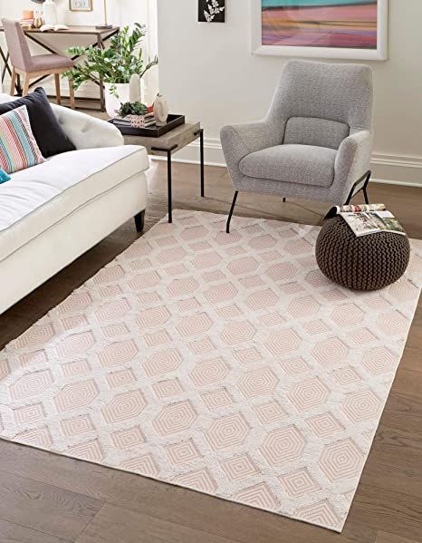 Rugs.com Sabrina Soto Casa Collection Rug – Pink High Rug Perfect for Bedrooms,Dining Rooms,Living Rooms,6' 4 x 9' Pink Purple Bedroom, Winnie The Pooh Room, Pink Rugs, Purple Bedroom, Nursery Girl, First Friday, Rugs For Bedroom, Toy Room, Large Dining Room