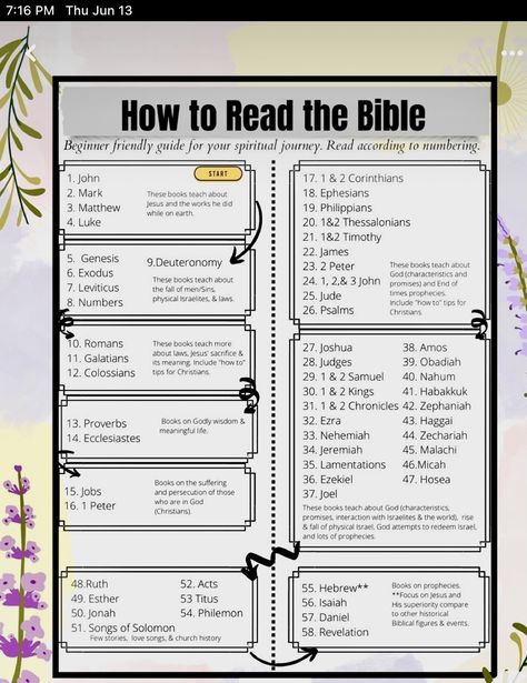 Bible Reading Methods, Where Should I Start Reading The Bible, How To Read The Bible In Order, What Order To Read The Bible, How To Start Reading The Bible, How To Read The Bible For Beginners, Bible Organization Ideas, Where To Start Reading The Bible, Order To Read The Bible