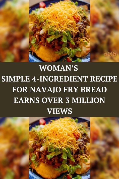 Indian Fry Bread Recipe Native Americans, Navaho Fry Bread Tacos, Navajo Tacos Recipe, Easy Fry Bread Recipe Simple, How To Make Fry Bread, Indian Taco Fry Bread, Navajo Tacos Recipe Frybread, Navaho Fry Bread Easy Recipes, Navajo Fry Bread Recipe Easy