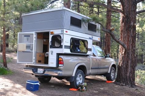 Truck Bed Date, Best Truck Camper, Pop Up Truck Campers, Camper Diy, Truck Bed Storage, Truck Bed Camping, Truck Bed Camper, Truck Campers, Camping Photography