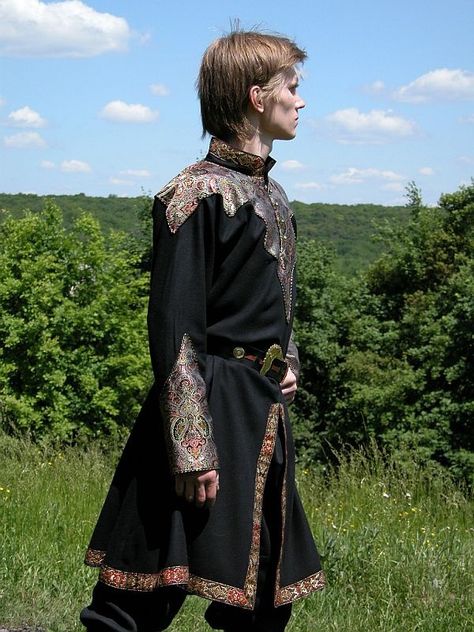 Elven Prince Brocade Tunic - Medieval and Renaissance Clothing, Costume - #Brocade #clothing #costume #Elven #medieval #Prince #Renaissance #tunic Medieval Prince, Elven Clothing, Prince Clothes, Boots 2020, Medieval Clothes, Medieval Costume, Medieval Clothing, Medieval Dress, Fantasy Clothing