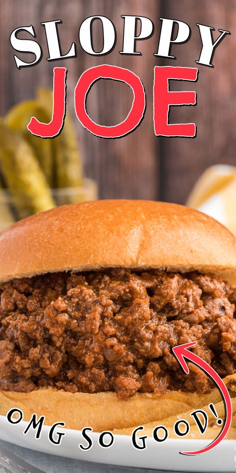 Hamburger Bbq Recipe Sloppy Joe, Best Sloppy Joes Ever, Sloppy Joe Recipe No Ketchup, Sweet Sloppy Joe Recipe, Sweet Sloppy Joes, Bbq Sloppy Joes, Best Sloppy Joe Recipe, Sloppy Joe Recipe Easy, Homemade Sloppy Joe Recipe