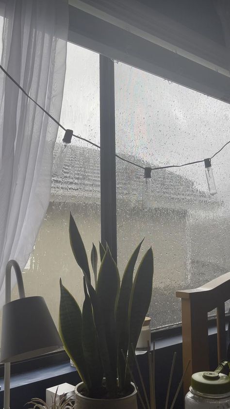 Aesthetic Rain Video Window, Raining Window Aesthetic, Rainy Background Aesthetic, Rainy Room Aesthetic, Window Rain Aesthetic, Rain Outside Window, Room Aesthetic Video, Rain Window Aesthetic, Rain Mood Video