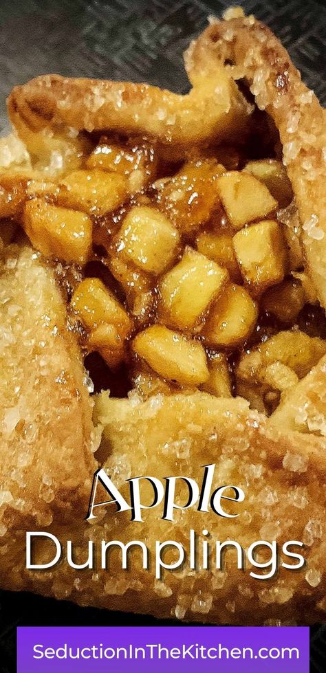 Apple Tartlets Recipe, Apple Blossom Recipe, Apple Pie Dumplings, Easy Dumplings Recipe, Apple Tartlets, Apple Dumpling Recipe, Chocolate Caramel Apples, Apple Cinnamon Cake, Apple Pie Recipe Easy