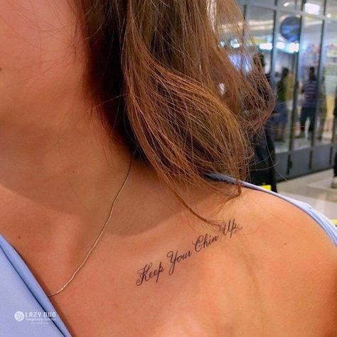 Harder Tattoo, Sci Fi Tattoos, Collar Bone Tattoo Quotes, Hard Tattoos, Vogel Tattoo, Bone Tattoo, Realistic Temporary Tattoos, Quote Tattoo, Bone Tattoos