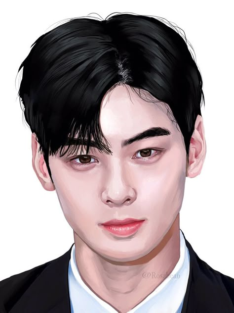 Cha Eun Woo Drawing Pencil, Cha Eunwoo Drawing, Cha Eun Woo Sketch, Cha Eun Woo Drawing, Cha Eun Woo Wallpaper, Colored Pencil Artwork Ideas, Free Cartoon Characters, Japanese Art Samurai, Chan Eun Woo