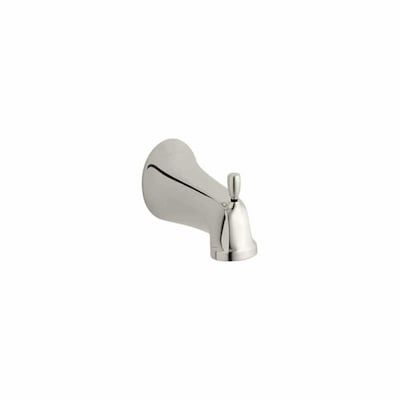 Shop KOHLER Polished Gray Bathtub Spout with Diverterundefined at Lowe's.com. Complete your Bancroft shower with a wall-mount diverter spout. This sturdy spout features a classic silhouette that reflects the Bancroft collection's Bathtub Spouts, Bathtub Spout, Nostalgic Aesthetic, Bath Spout, Bath Inspiration, In The Bathtub, Patterned Floor Tiles, Bath Faucet, Floor Patterns