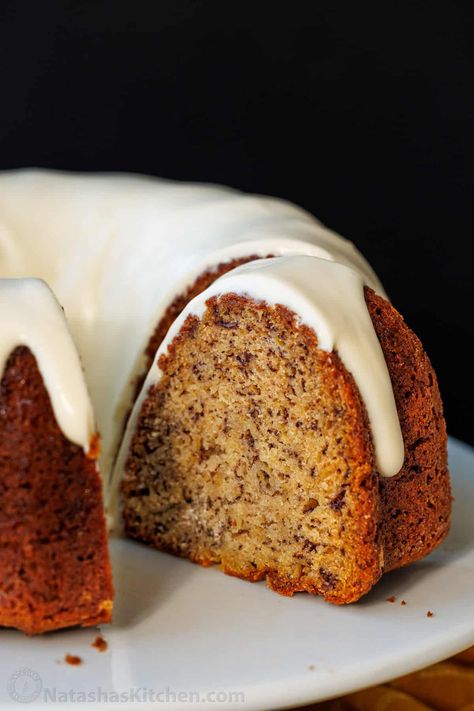 Our easy Banana Bundt Cake recipe uses six bananas for amazing flavor and texture. The easy recipe is topped with a quick cream cheese glaze. Easy Banana Bundt Cake, Banana Bundt Cake Recipes Easy, Banana Bundt Cake Recipes, Banana Bundt Cake Recipe, Easy Bundt Cake Recipes, September Ideas, Banana Bundt Cake, Banana Bundt, Bundt Cake Recipe