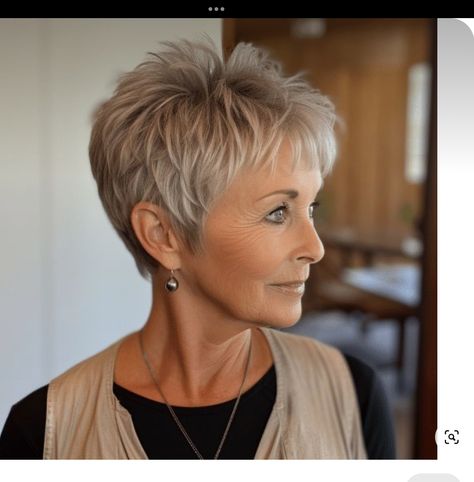 Classic Pixie, Haircuts 2024, Short Spiked Hair, Short Silver Hair, Timeless Looks, Over 60 Hairstyles, Beautiful Gray Hair, Spiked Hair, Short Haircuts For Women