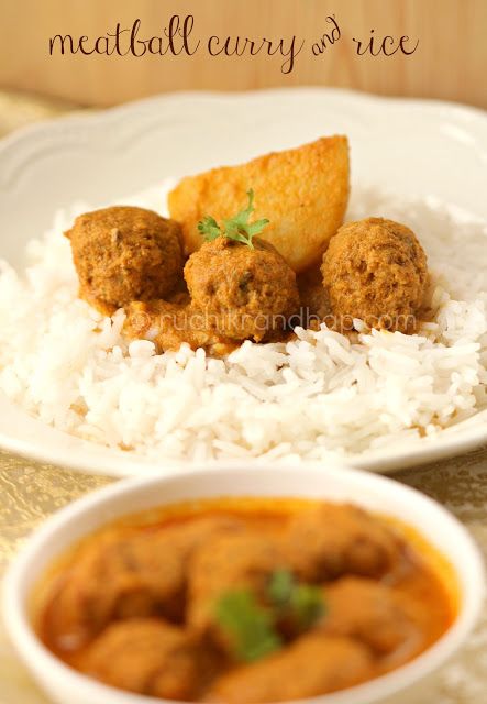 Mangalorean Meatball Curry (With Coconut) - Ruchik Randhap Mangalorean Food, Meatball Curry, Keema Recipes, Curry Meatballs, Indian Cookbook, Bhaji Recipe, How To Cook Meatballs, Fried Fish Recipes, Indian Kitchen