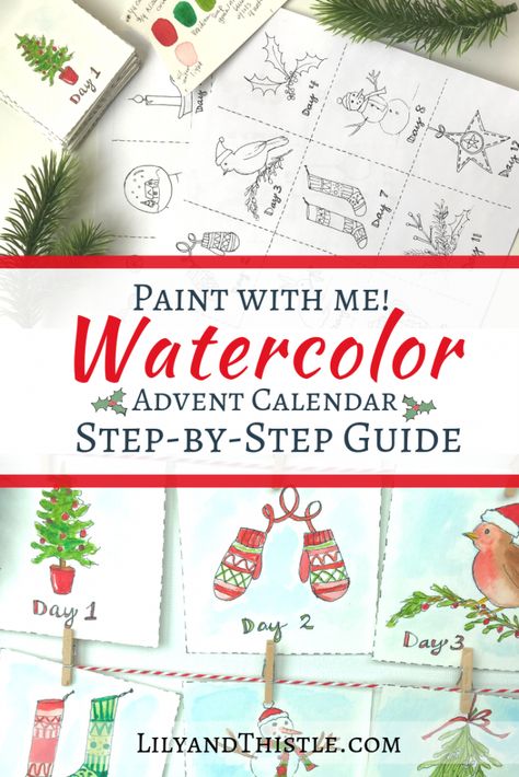 Light The World, Watercolor Light, Paint With Me, Step By Step Watercolor, Learn Watercolor, Craft Christmas, Watercolor Projects, Christmas Material, Meaning Of Christmas