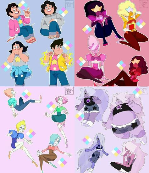 Steven Universe Fusion Base, I Believe In Supermercy, Gem Fusions, The Crystal Gems, Cristal Gems, Steven Uni, Steven Universe Diamond, Steven Universe Oc, Pink Diamond Steven Universe