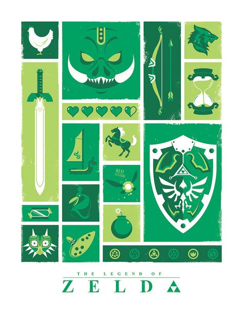 JEFF LANGEVIN Nintendo Poster, Video Games Poster, Legend Of Zelda Art, Nintendo Room, Geek Home Decor, Games Poster, Zelda Video Games, Legend Of Zelda Link, Gaming Art