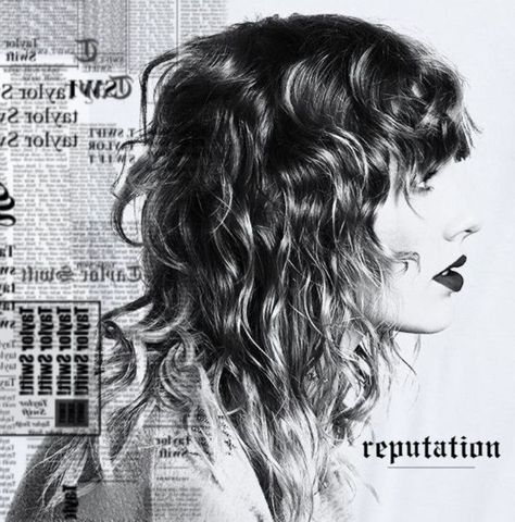 Taylor Swift Reputation, Taylor Swift, Swift, Black And White, Hair, White, Black