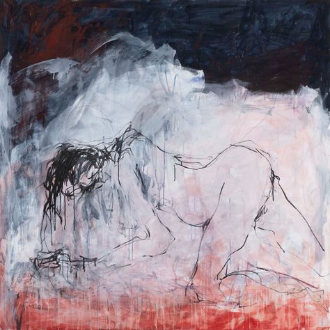 Body Abstract Art, Big Abstract Painting, Tracey Emin Art, Tracy Emin, Carolee Schneemann, Tracey Emin, Edvard Munch, Royal Academy Of Arts, English Artists