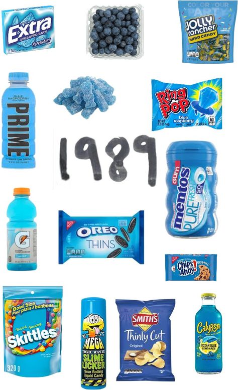 1989 Themed Food, Taylor Swift Movie Night Snacks, 1989 Taylor Swift Snacks, Eras Tour Movie Night Ideas, 1989 Tv Release Party, 1989 Taylor Swift Food, Eras Snack Board, 1989 Food Board, 1989 Taylor Swift Party Food