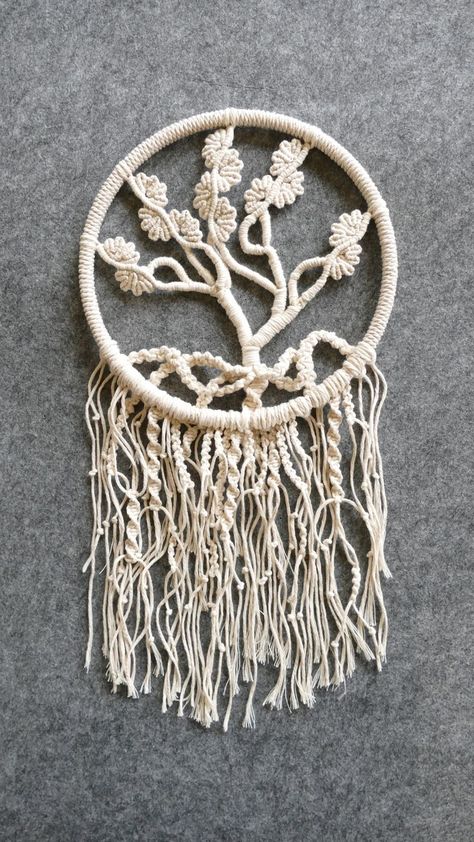 macrame tree of life, macrame wall hanging tutorial, macrame design, wall decor diy, macrame circle, macrame tree ornament, macrame tree dreamcatcher, macrame patterns, wall decoration ideas, Diy Tree Of Life, Diy Macrame Plant Hanger Easy, Tree Of Life Macrame, Macrame Circle, Macrame Arch, Macrame Tree, Macrame Jewelry Tutorial, Macrame Wall Hanging Tutorial, Free Macrame Patterns