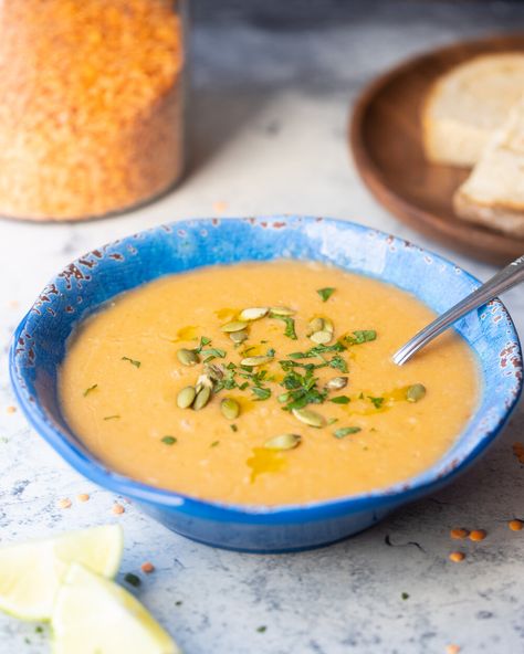 Lentil Soup — Occupy Kitchen Recipes With Lentils, Cook Lentils, Red Lentils, Red Lentil Soup, Lentil Recipes, The Soup, Red Lentil, Lentil Soup, Root Vegetables