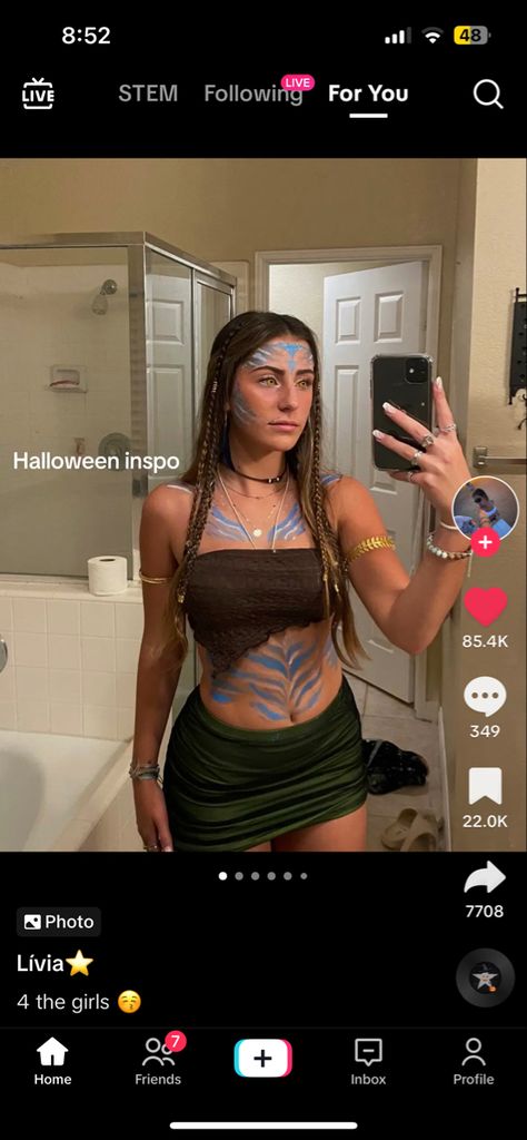 Avatar Dress Up, Halloween Costumes Avatar, Avatar Costume Women, Avatar Halloween Costumes, Avatar Costume, Warm Halloween Costumes, Avatar Halloween, Cute Group Halloween Costumes, Halloween 23