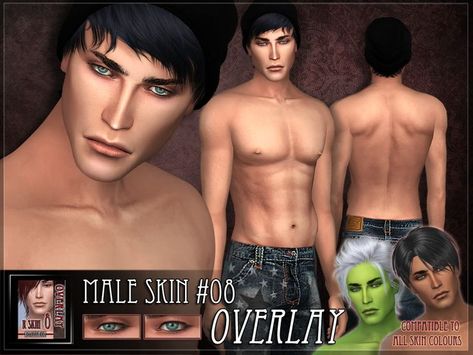 Sims4 - Overlay male skin 08 for adult sims, two versions with or without monolids - RemusSirion #ts4 #ts4cc #thesims4 #thesims4cc #s4cc #sims4 #sims4cc #tsr #thesimsresource #remussirion Skin Piercing, Sims 4 Cc Kids Clothing, Sims 4 Cc Shoes, Afro Men, Sims 4 Cc Makeup, Sims 4 Cc Skin, Natural Lipstick, Sims 4 Downloads, Sims Four