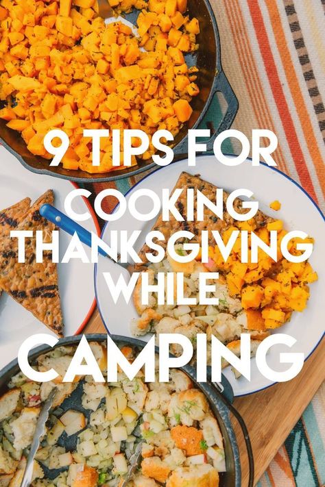 Camping Dinner Ideas, Thanksgiving Camping, Camping Thanksgiving, Luxury Camping Tents, Thanksgiving Tips, Camping Dinner, Camping Bedarf, Camping Dinners, Thanksgiving Cooking