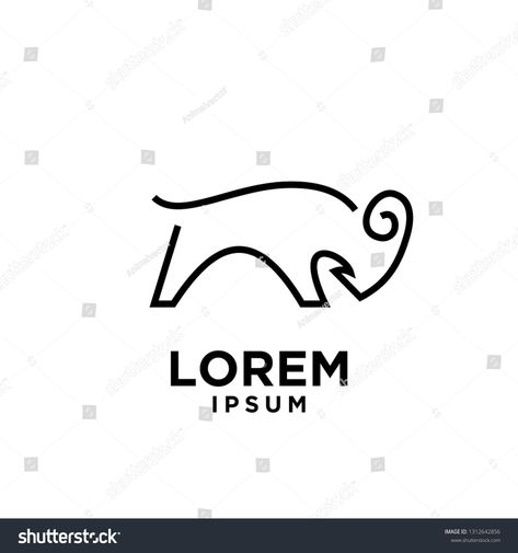 Adu Domba, Black Illustration, Logo Icon, Logo Icons, Resume Templates, Icon Design, Goats, Sheep, Stock Vector