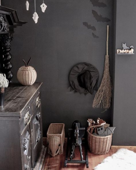 Gothic Nursery, Cottagecore Nursery, Baby New Year, Witches Broom, Witch Room, Goth Baby, Baby Room Themes, Dream Nurseries, The Witches