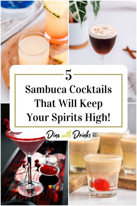 Sambuca Recipes, Sambuca Cocktails, Sambuca Drinks, Unique Cocktail Recipes, Amazing Drinks, New Drink, Shakes Drinks, Hot Toddy, Cocktail Drinks Recipes