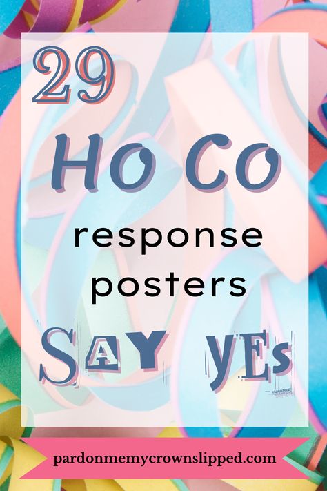 Say yes with one of these amazing replies to a homecoming invite. Promposal response ideas to surprise your date with a yes Answer To Homecoming Ideas, Homecoming Saying Yes Ideas, Homecoming Posters Saying Yes, Saying Yes To Dance Ideas, Yes Replies To Homecoming, Response To Dance Invite, Hoco Dance Responses, Homecoming Responses Ideas, Say Yes To Dance Ideas