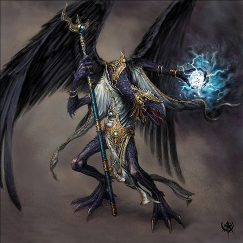 9963 - Tzeentch: Greater Daemon: Lord of Change Warhammer Online, Chaos Daemons, Thousand Sons, Warhammer 40k Art, Game Workshop, Warhammer Art, Fantasy Setting, Warhammer Fantasy, Warhammer 40k