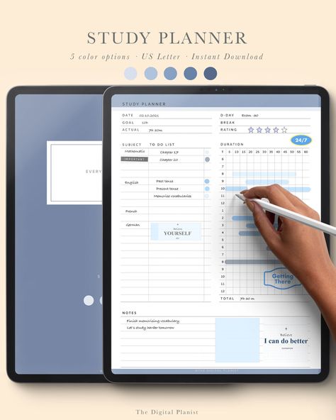 Digital Day Planner, Digital Planner Etsy, Hyperlinked Digital Planner Free, 2024 Digital Planner, Digital Planner Free Download, Free Study Planner, Study Session Planner, Digital Study Planner, Digital Planner Design