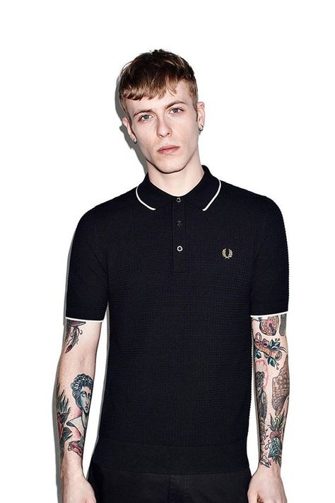 plz follow me insta:im.gc/pin:wwwaiting Style Inspiration Street, Marshall Amplification, Fred Perry Shirt, Fred Perry Polo, Knitted Shirt, Mens Fashion Inspiration, Tennis Fashion, Mens Outfit Inspiration, Laurel Wreath