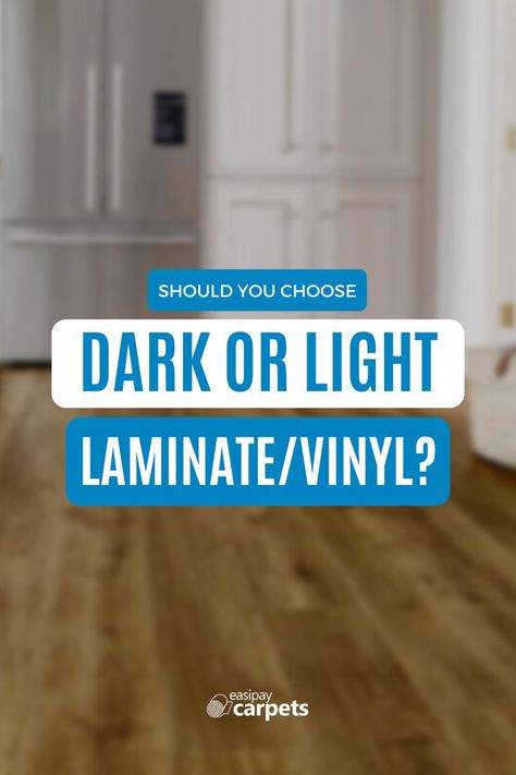 We bring you the pros and cons of choosing both dark and light plank flooring in various situations. Light Vinyl Plank Flooring, Dark Vinyl Plank Flooring, Vinyl Plank Flooring Colors, Dark Laminate Floors, Laminate Flooring Colors, Dark And Light, Vinyl Plank Flooring, No Credit, Plank Flooring