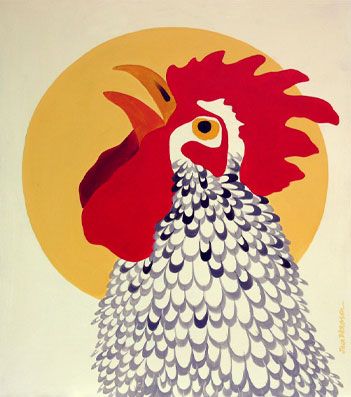 Chicken Coop Illustration, Rooster Portrait, Rooster Drawing, Rooster Illustration, Backyard Coop, Chicken Drawing, Etch A Sketch, Rooster Art, Chicken Art