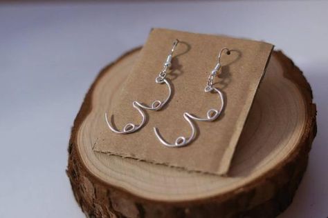 Handmade Wire Earrings, Wire Earrings Handmade, Silver Wire Earrings, Wire Craft, Brighton England, Wire Earring, Wire Jewelry Designs, Silver Earrings Handmade, Diy Wire Jewelry