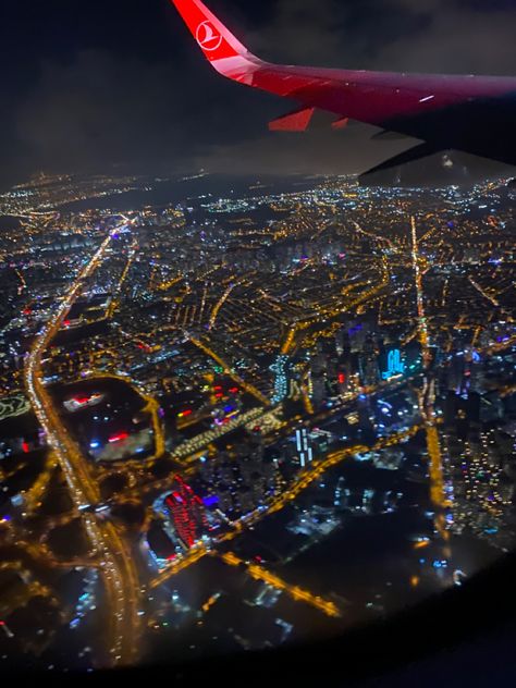 Turkey Night Aesthetic, Turkey At Night, Turkey Night, Istanbul Night, Aesthetic Turkey, Plane Pics, Recreate Pics, Turkey Summer, Nightlife Aesthetic