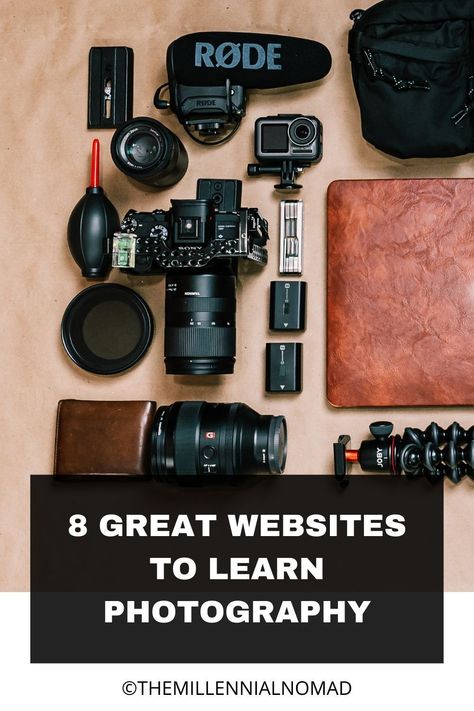 Top 8 best online resources to learn photography 16mm Photography, Mirrorless Camera Photography, Trick Photography, Digital Photography Lessons, Camera Setup, Learn Photography, Great Websites, Top Photography, Photo Techniques