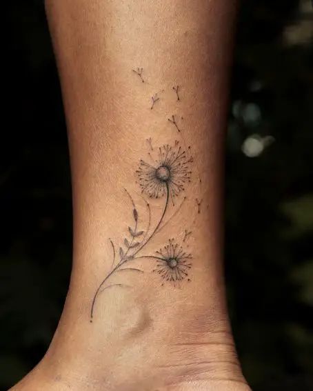 25+ Impressive Dandelion Tattoo Ideas To Inspire You Dandelion Tattoo Music Notes, Delicate Dandelion Tattoo, Retirement Tattoo Ideas, Dandelion Tattoos For Women, Dandelions Tattoos, Dandelion Seed Tattoo, Dandilines Flower Tattoo, Meaningful Mom Tattoos, Unique Nature Tattoos