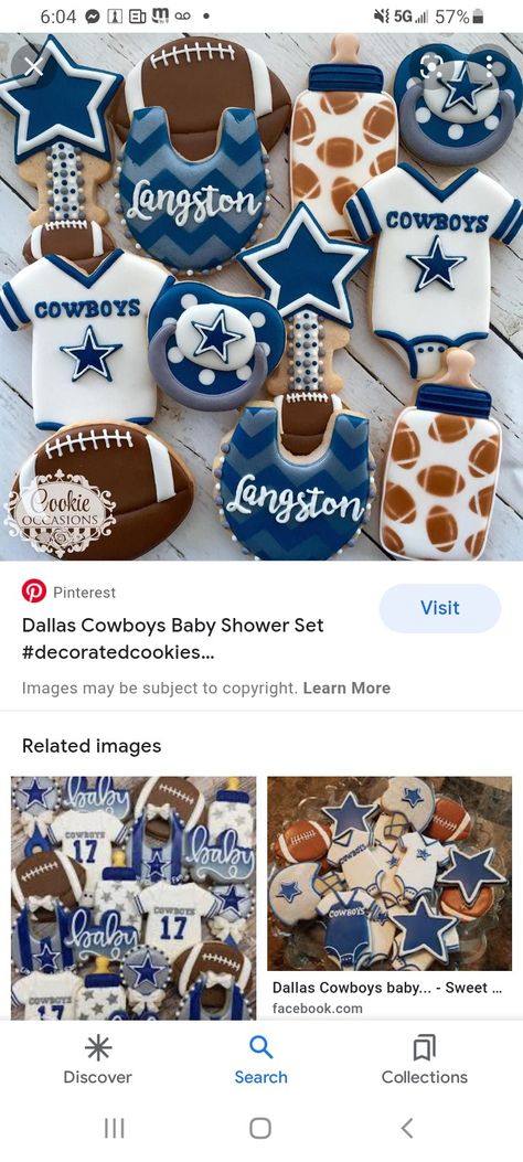 Dallas Cowboys 1st Birthday Party, Dallas Cowboys Baby Shower Ideas, Superbowl Cupcakes, Football Baby Shower Theme, Dallas Cowboys Baby Shower, Dallas Cowboys Theme, Cowboy Baby Shower Invitations, Shower 2023, Football Baby Shower