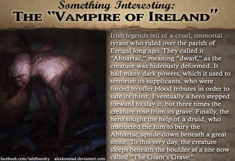 Supernatural Creatures List, Irish Mythical Creatures, Religion Memes, Celtic Myth, Irish Folklore, Irish Mythology, Scary Facts, Dark Power, Scary Creepy