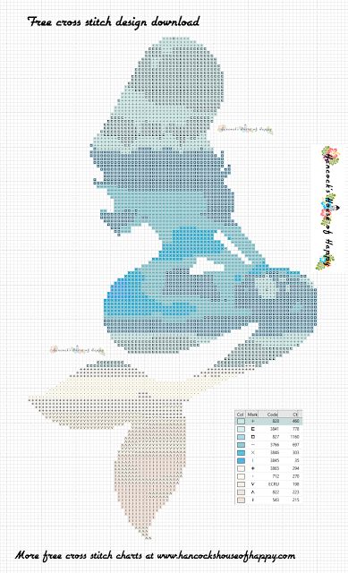 Free Mermaid Cross Stitch Pattern Mermaid Cross Stitch Pattern, Cross Stitch Patterns Free Disney, Adult Cross Stitch, Mermaid Cross Stitch, Free Cross Stitch Designs, Unicorn Cross Stitch Pattern, Modele Pixel Art, Cross Stitch Cross, Stitch Cross Stitch