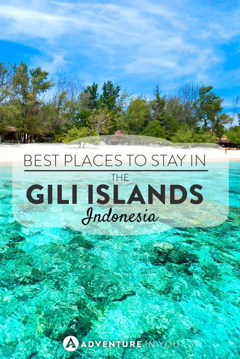 Gili Islands Indonesia | Looking to go to the Gili Islands? Here are a few of our recommended places to stay in Gili Trawangan, Air, and Meno Gili Islands Bali, Sanur Bali, Gili Islands, Bali Trip, Bali Honeymoon, Travel Bali, Voyage Bali, Asia Trip, Bali Travel Guide