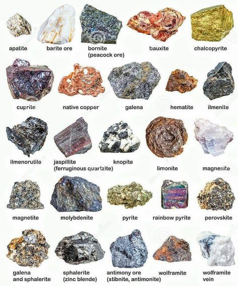 Different types of elements found as rocks in earth.  #sciencefacts #biology #facts #doyouknow #instafacts #be_a_genius_000 #factsdaily… Rock Identification Pictures, Geology Rocks Mineral, Types Of Rocks, Raw Gemstones Rocks, Mineral Identification, Rock Identification, Gemstones Chart, Free Art Print, Rock Minerals