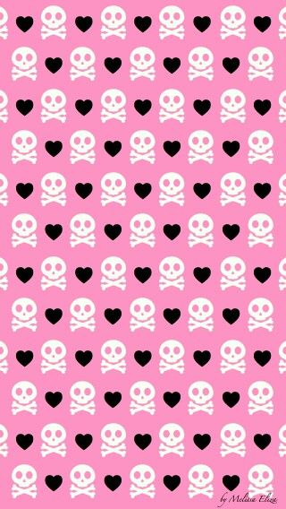 Pink skulls + hearts Pink Skull Wallpaper, Sublimation Backgrounds, Pink Goth, Goth Wallpaper, Catty Noir, Cocoppa Wallpaper, Emo Wallpaper, Iphone Wallpaper Pattern, Sugar Skull Art