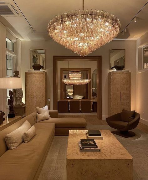 Influencer Apartment, Rectangular Chandelier, Dream House Rooms, Dream House Interior, Apartment Inspiration, Home Room Design, Dream House Decor, Apartment Interior, Luxury Apartments