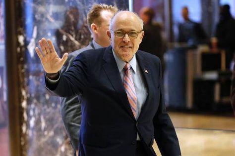 Rudy Giuliani Lobbies to Be Secretary of State - WSJ Rudy Giuliani, The Wall Street Journal, Traveling The World, Private Sector, Wall Street Journal, Wall Street, Suit Jacket