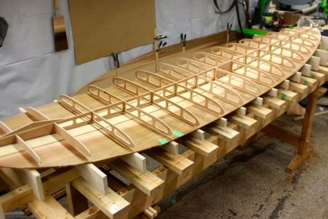 How to Build a Wood Paddle Board: 8 Steps (with Pictures) Paddle Board Plans, Wood Paddle Boards, Wood Paddle, Plywood Boat, Wooden Surfboard, Wooden Boat Building, Build Your Own Boat, Wooden Boat Plans, Kayak Camping