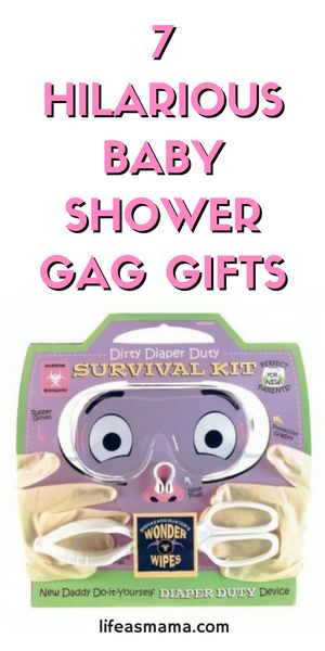 These gag gifts are great to give a friend with a sense of humor. I’ve always felt like gag gifts are a waste of money, but these are so funny, I would buy each one twice! Seriously. Gifts For Pregnant Friend, Harley Baby, Funny Baby Shower Gifts, Laughter Is The Best Medicine, Jesse Lee, Pregnant Friends, Gag Gifts Funny, Dad Baby, Baby Shower Fun