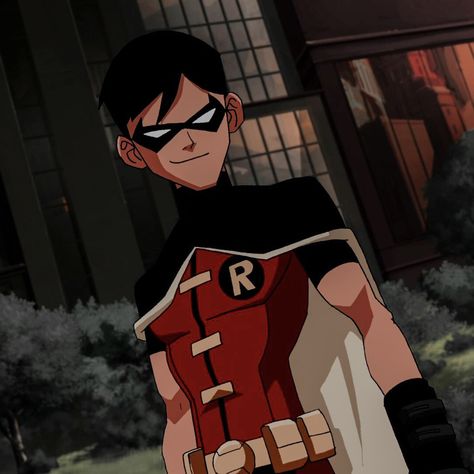 Nightwing Young Justice, Young Justice Robin, Young Justice League, Teen Titans Robin, Character Disney, Male Cartoon Characters, Robin Dc, Fan Poster, Swag Cartoon